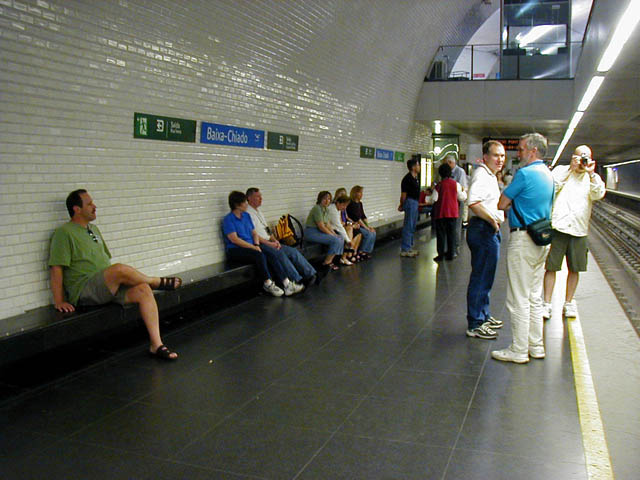 12- Waiting for the subway after long day