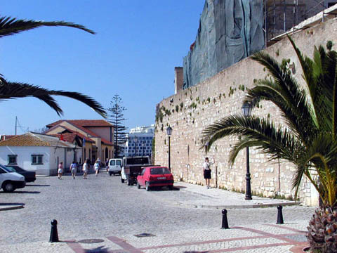 07e - Old city fortress walls in Faro